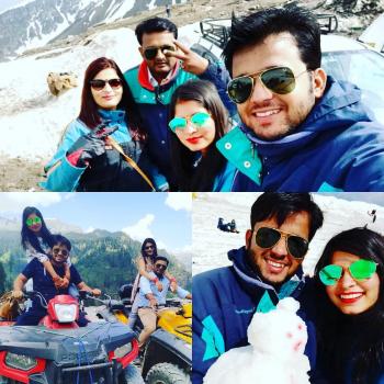 Honeymooners in Manali !