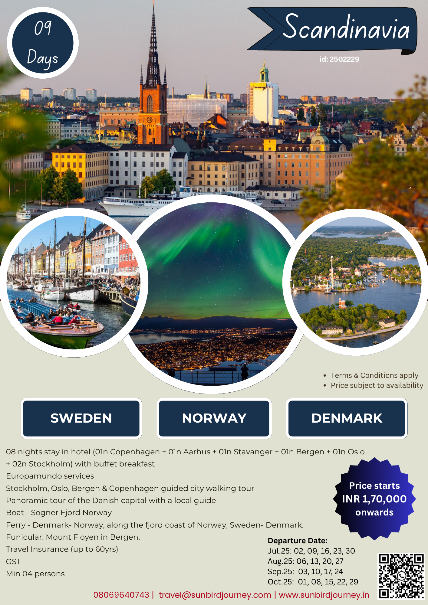SWEDEN NORWAY DENMARK