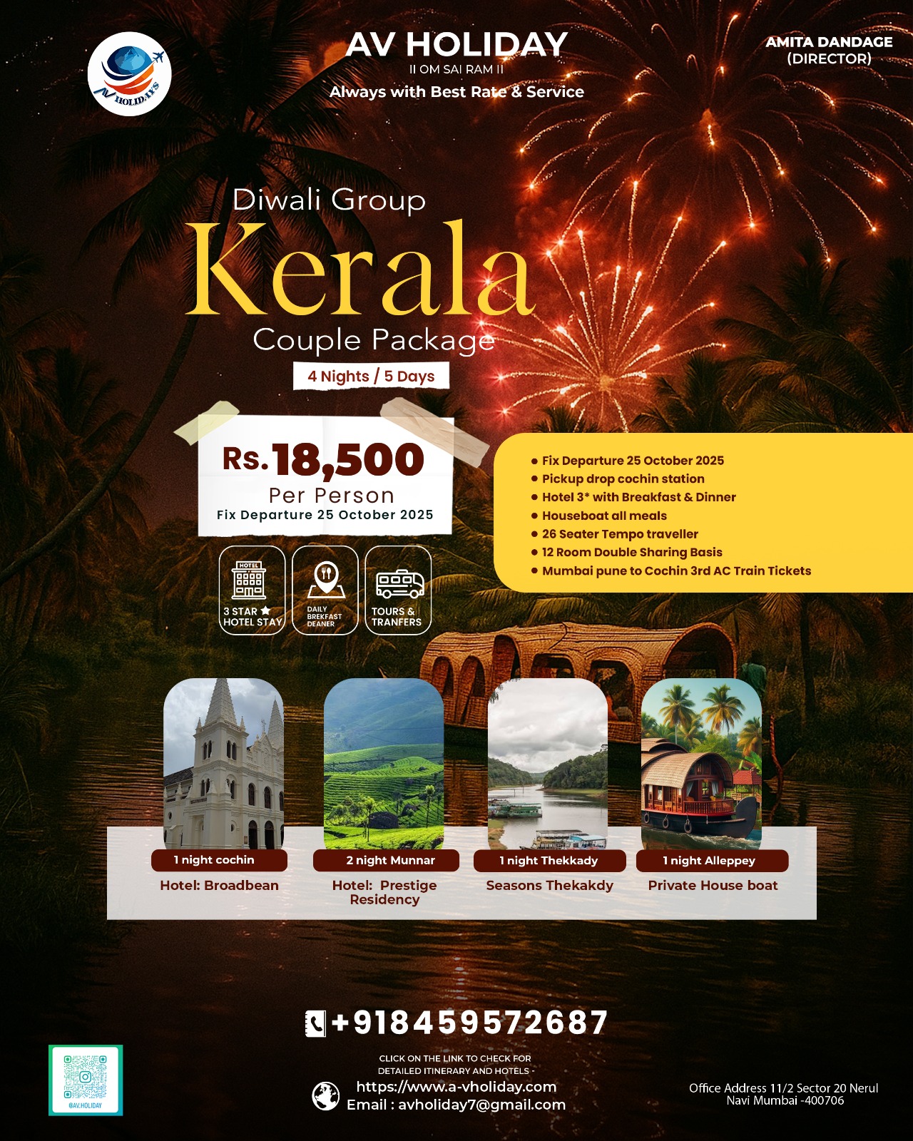 Kerala Package Diwali offer