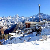 Auli Ski Resort out side View