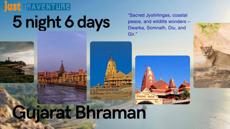 5 Night 6 Days Dwarka - Somnath - Diu - Gir Tour