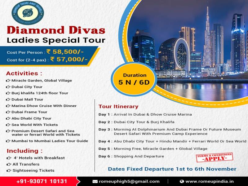 Diamond Divas - Ladies Special 5N 6D Tour