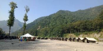 Nature Camp Tour (16 Kms Rafting Trip + Waterfall Hiking Trip)