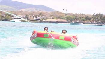 The Incredible Ile Aux Cerfs: Speed Boat, Grse Waterfalls, Lunch & Tube Riding