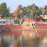 Lake view of Tripura Sundari Temple