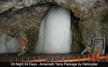 03 Night 04 Days Amarnath Yatra Package by Helicopter