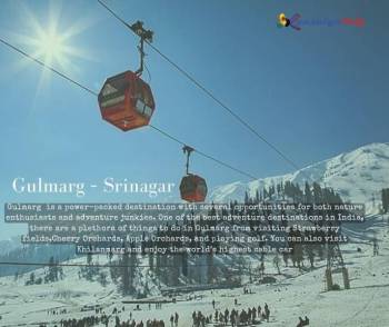4 Nights 5 Days Jammu, Pahalgam,Gulmarg Srinagar to Kashmir Tour Package