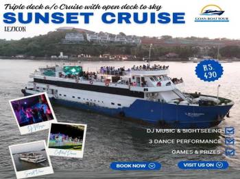 One Day Goa - Lexicon Sunset Cruise  Tour