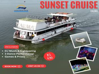 One Day Goa - Calma Sunset Cruise Package