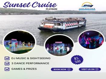 One Day Goa - Paradise Sunset Cruise Tour