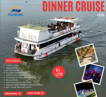 One Day Goa Tour - Calma Dinner Cruise