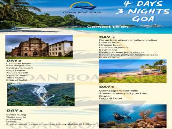 4 Days - 3 Nights Goa Trip