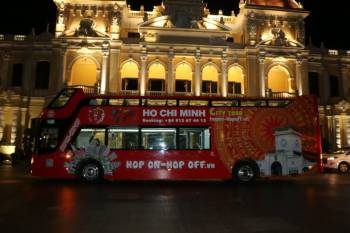 Late Night Open-Top Ho Chi Minh City Bus Tour