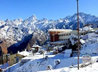 Auli Ski Resort out side View