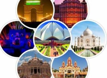 4 Nights 5 Day  Delhi - Agra - Jaipur - Golden Triangle Tour Package By Flight