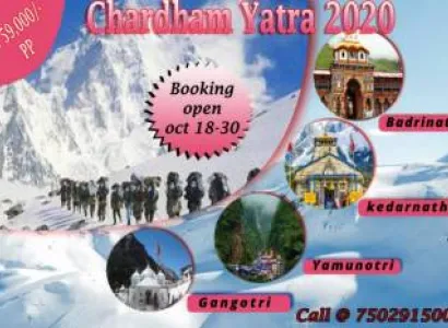 Chardham yatra tour packages from Chennai - 12 Nights / 13 Days