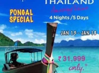 Thailand Tour Package From Chennai By Air By Tamilnadu
