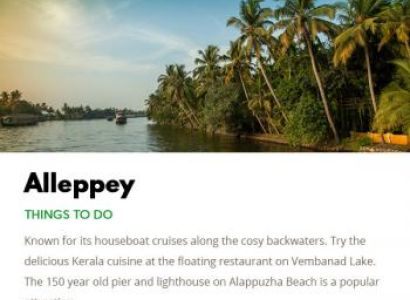Luxury Cruise in Kerala – God’s Own Country Tour