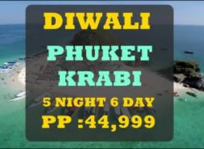 DIWALI || 6D5N || 3 NIGHT PHUKET + 2 NIGH KRABI WITH FLIGHT || EX MUMBAI TOUR