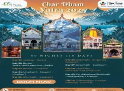 Char Dham Yatra Tour Ex - Haridwar 09 Nights 10 Days