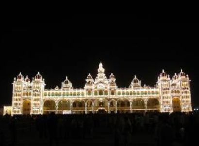 Srirangapatna-Mysore Palace-St.Philomina's Church-Chamundi Hills-Zoo-Brindavan Gardens