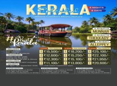 5 Nights / 6 Days Splendid Kerala - Where Comfort Meets Nature