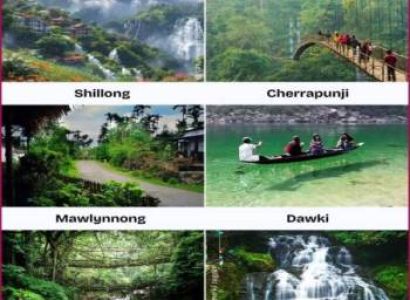 6 night 7 days Guwahati, Shillong, cherapunji, Dawki, jowai package